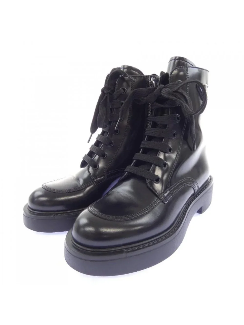 Prada Triangle Logo Boots